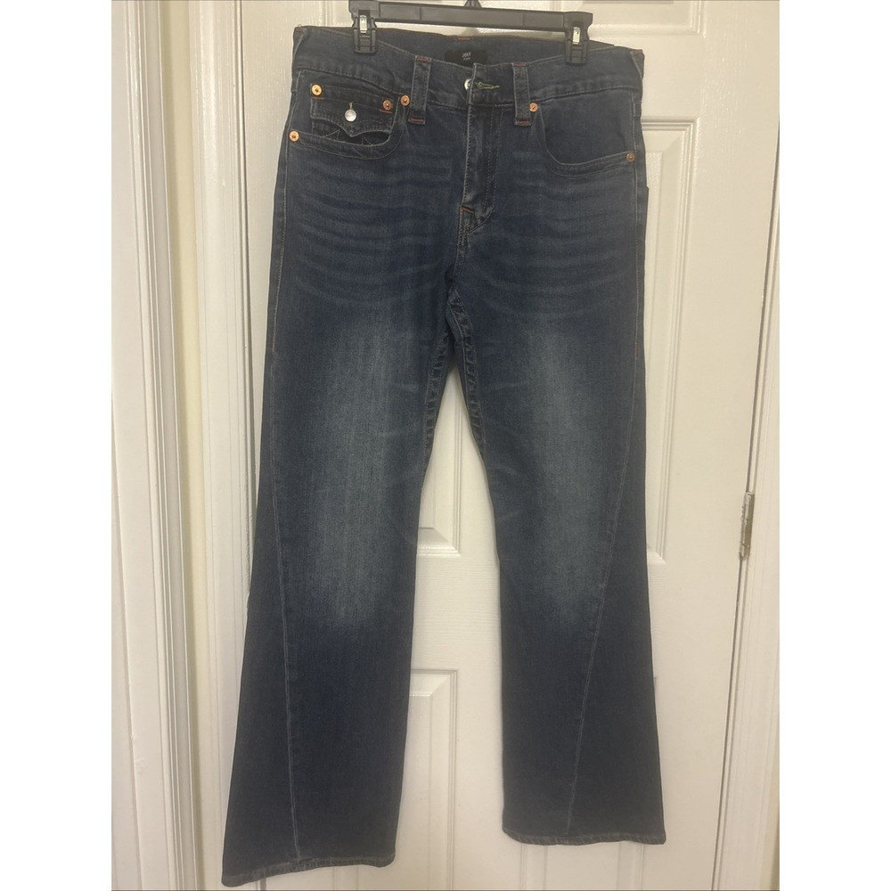 True Religion Joey SN Flap Size 33 Twisted Flare NWT